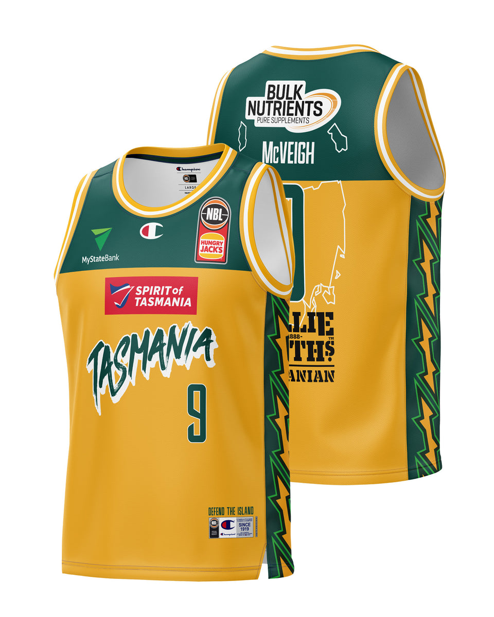 Tasmania JackJumpers 23/24 Away Jersey Jack McVeigh Official NBL Store