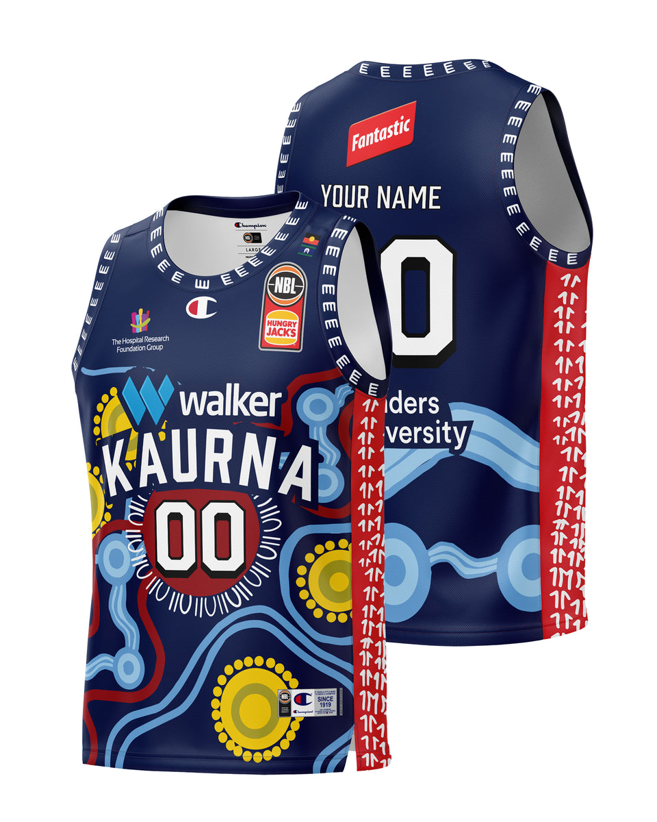 Adelaide 36ers 23/24 Indigenous Jersey Personalised Official NBL Store