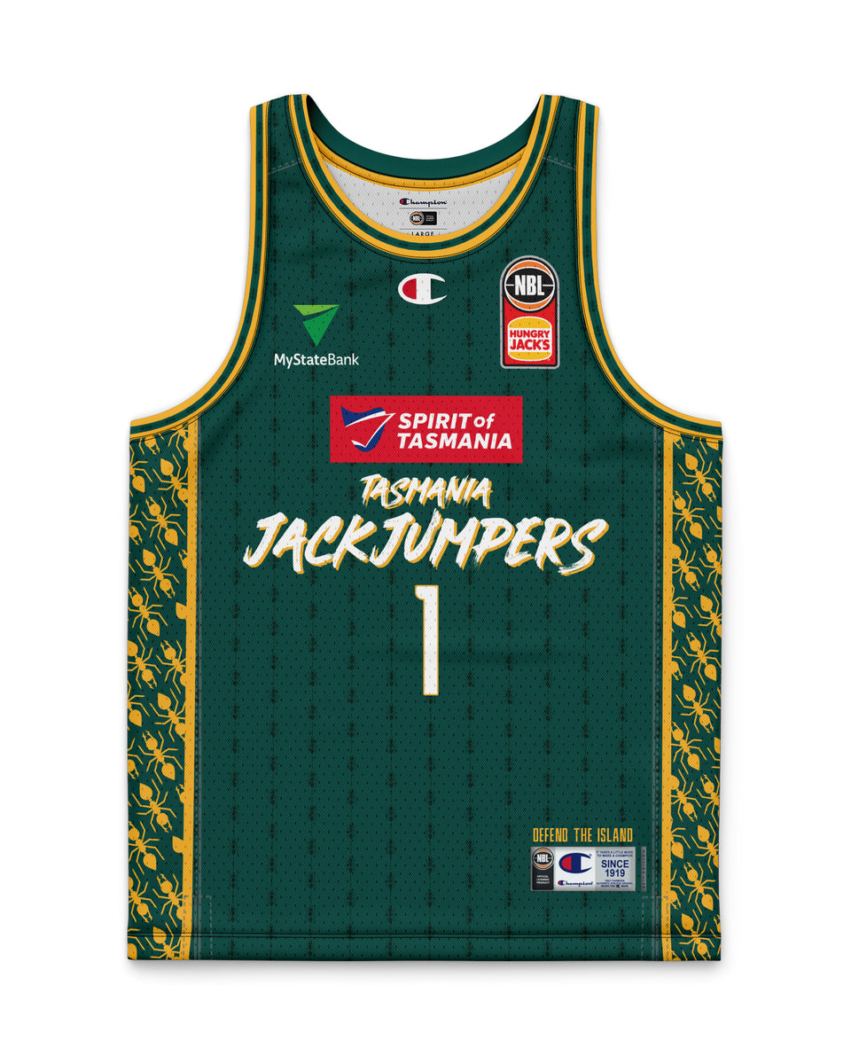 Tasmania JackJumpers 23/24 Youth Home Jersey Jordon Crawford