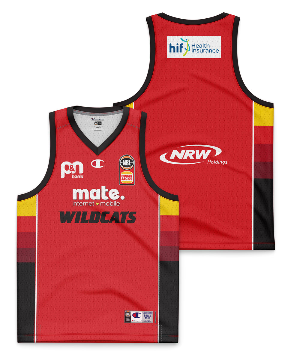 Perth Wildcats 23/24 Youth Home Jersey Official NBL Store