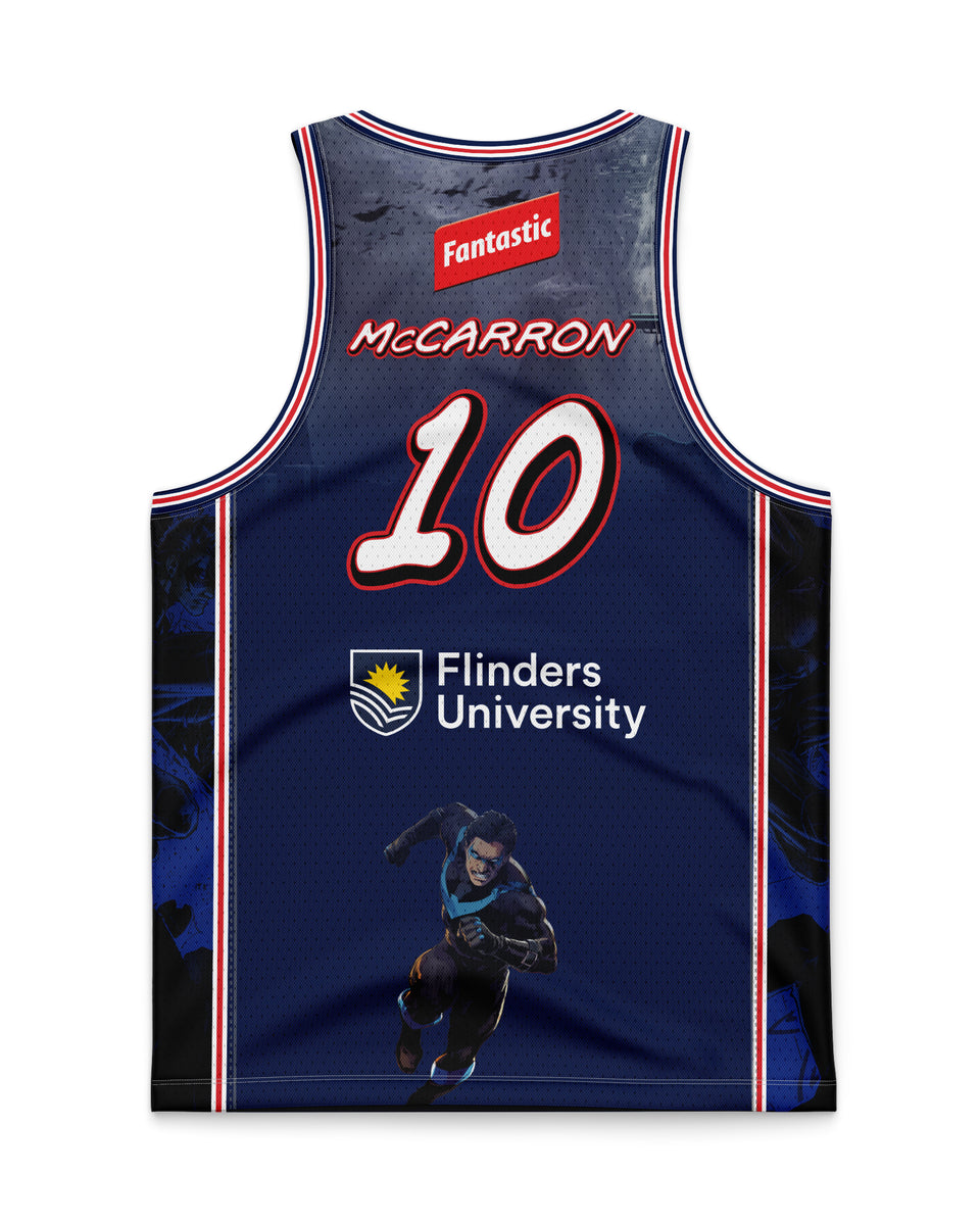 Adelaide 36ers 23 24 DC Nightwing Jersey Mitch McCarron