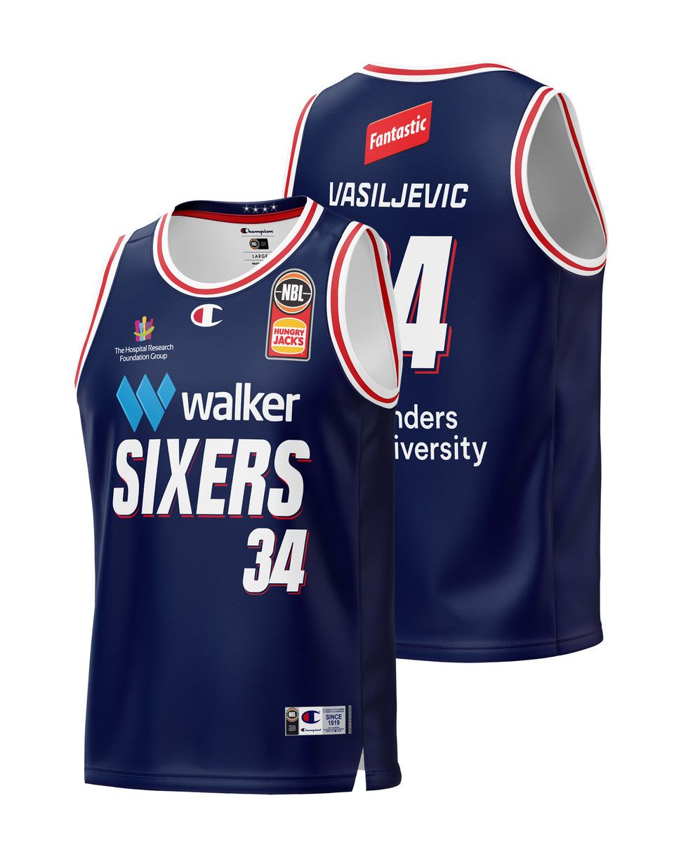 Adelaide 36ers 23/24 Home Jersey - Dejan Vasiljevic – Official NBL Store