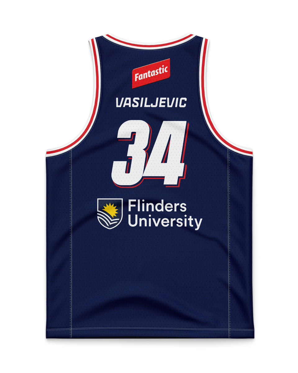 Adelaide 36ers 23/24 Youth Home Jersey - Dejan Vasiljevic – Official ...