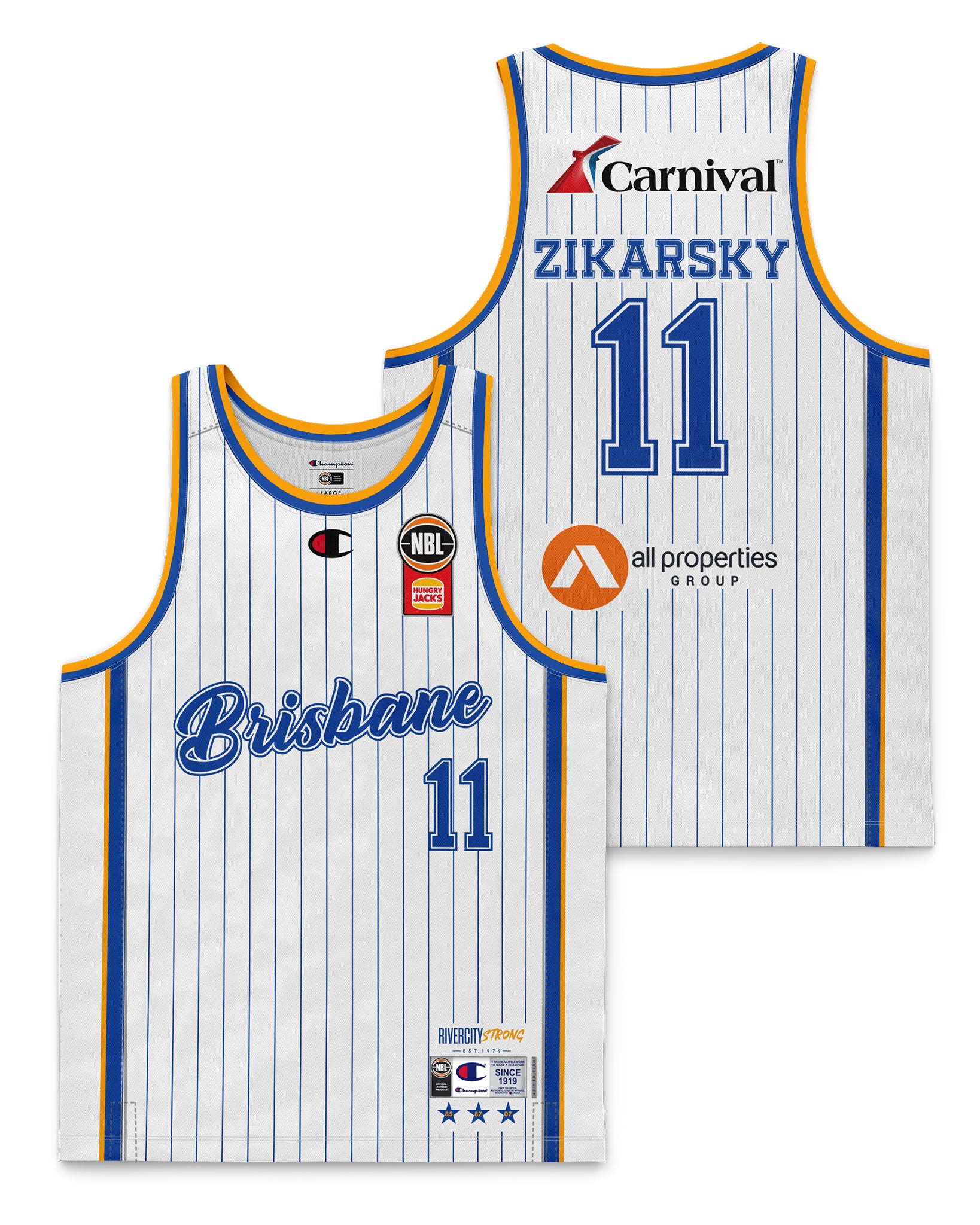 Brisbane Bullets 24/25 Youth HoopsFest Jersey - Rocco Zikarsky ...