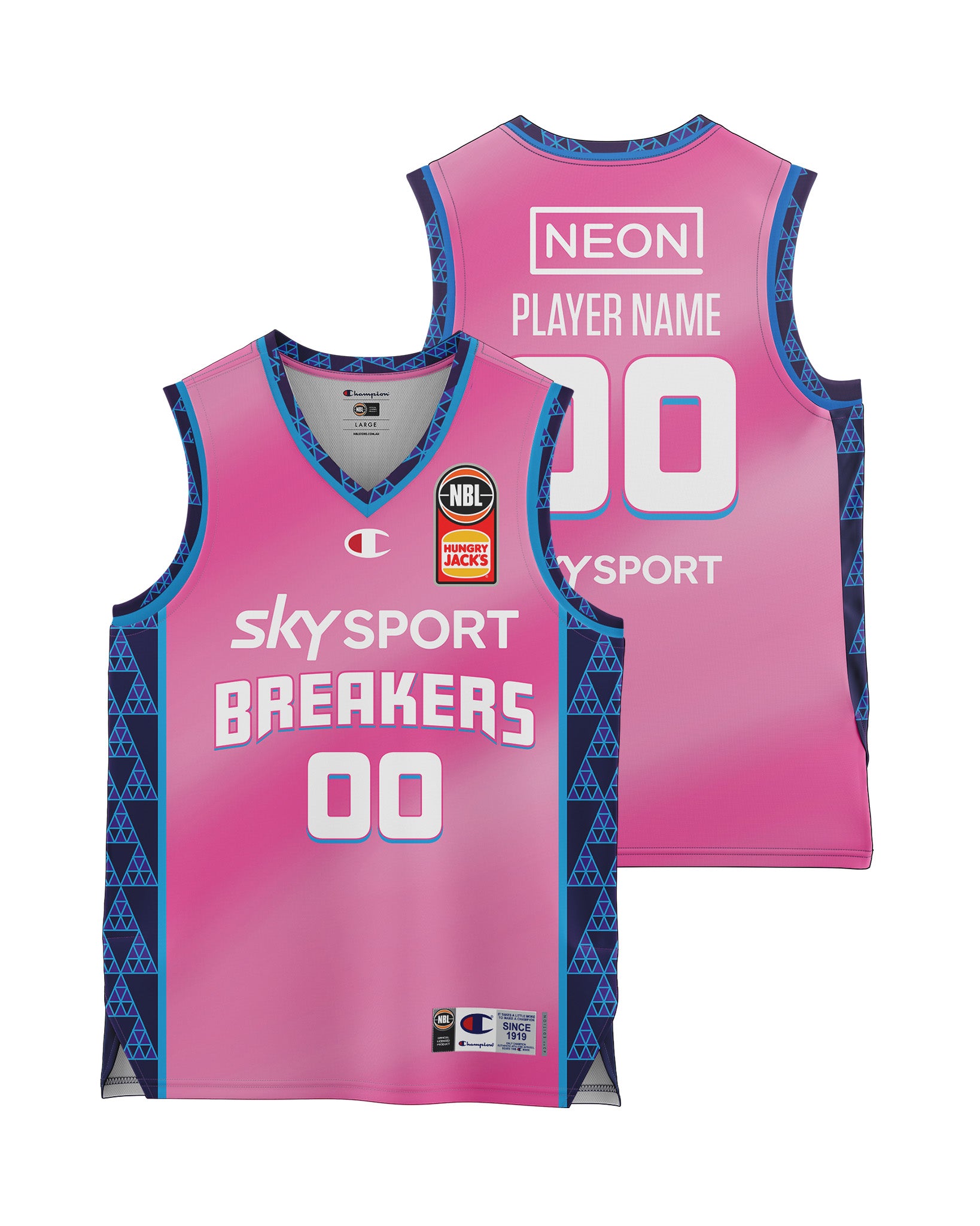 New Zealand Breakers 22/23 Youth Home Jersey Other Players Official