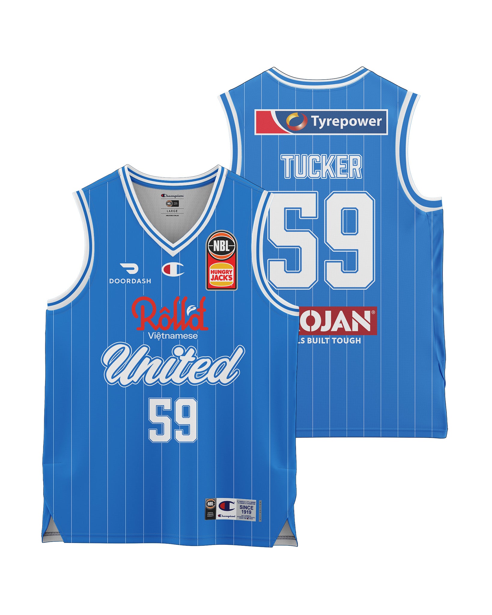 Melbourne United 22/23 Youth Heritage Jersey - Rayjon Tucker